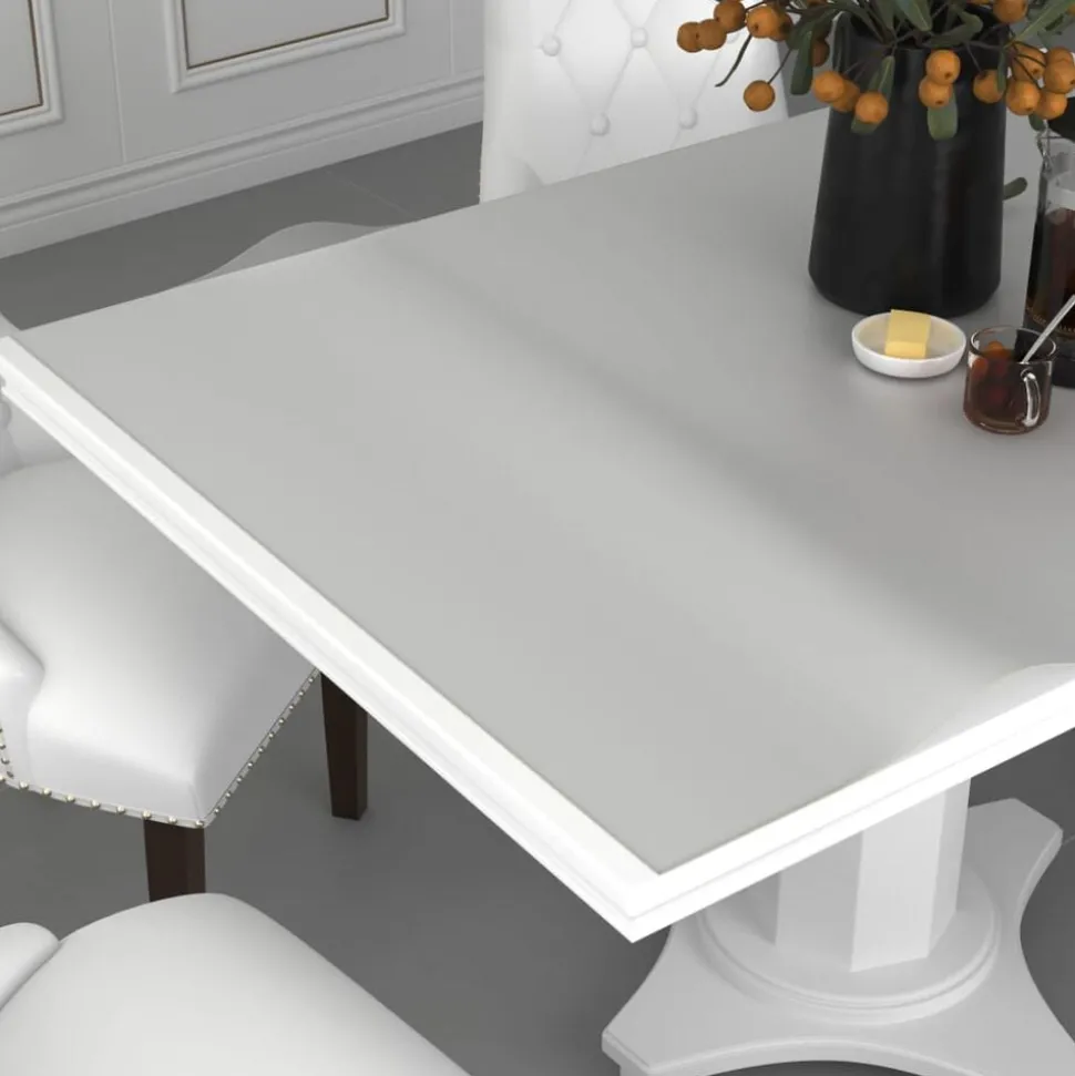 vidaXL Tafelbeschermer 100x60 cm 1,6 mm PVC mat
