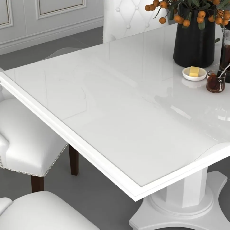 vidaXL Tafelbeschermer 100x60 cm 1,6 mm PVC transparant