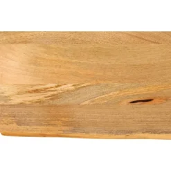 vidaXL Tafelblad met natuurlijke rand 40x20x2,5 cm massief mangohout