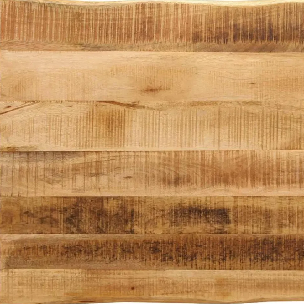 vidaXL Tafelblad met natuurlijke rand 40x40x3,8 cm massief mangohout