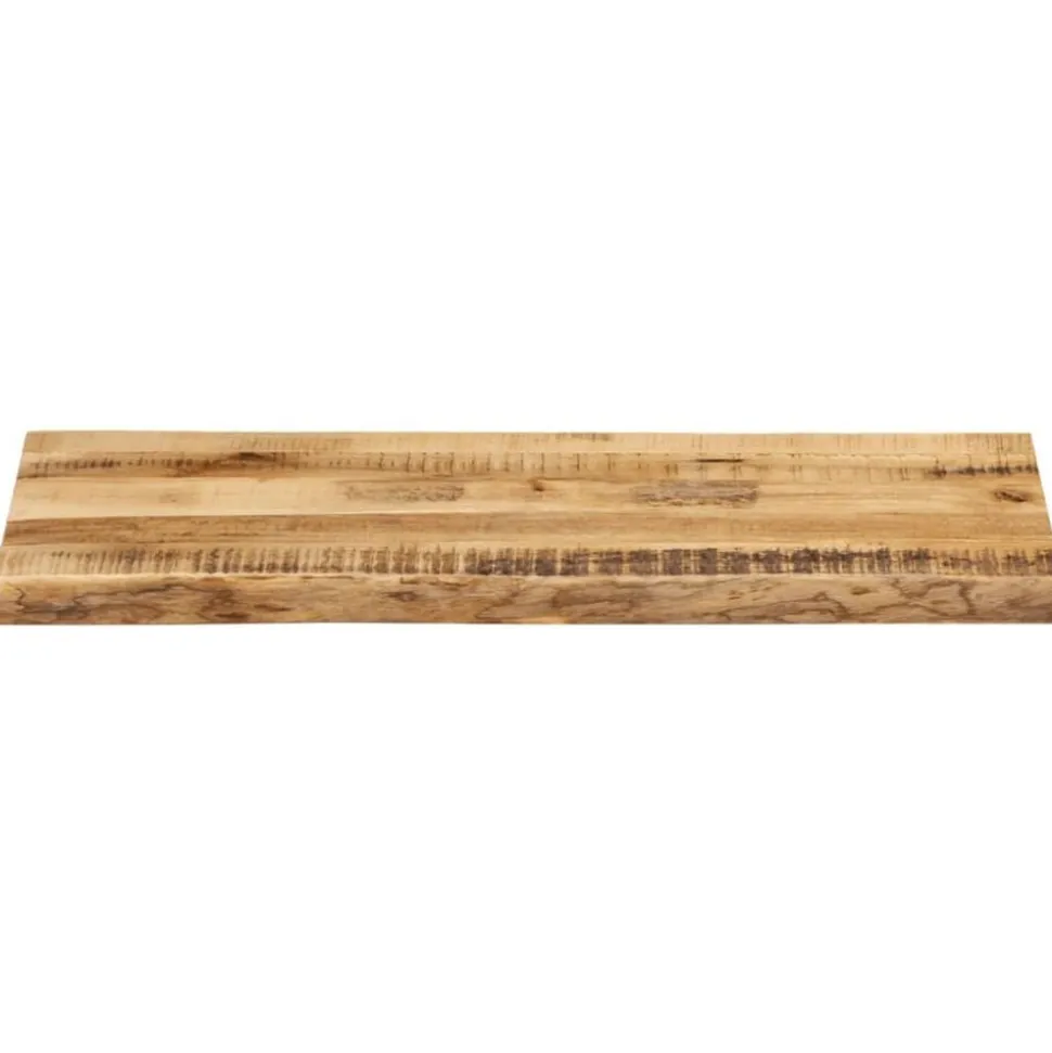 vidaXL Tafelblad met natuurlijke rand 90x40x2,5 cm massief mangohout