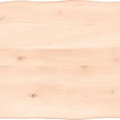 vidaXL Tafelblad natuurlijke rand 40x40x2 cm massief eikenhout