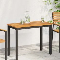 vidaXL Tafelblad Olie naturel 80 x 40 x 2 cm Massief Acaciahout