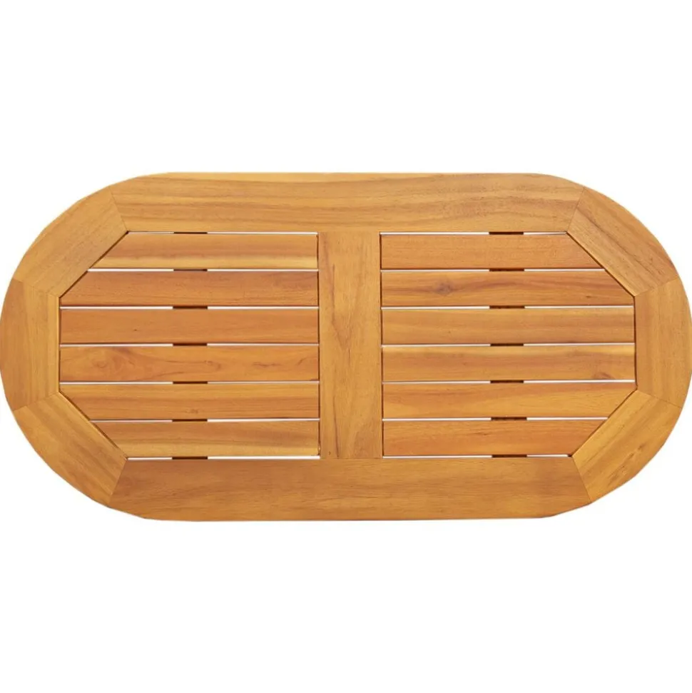 vidaXL Tafelblad Olie naturel 80 x 40 x 2 cm Massief Acaciahout