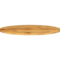 vidaXL Tafelblad ovaal 140x50x2,5 cm massief mangohout