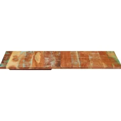 vidaXL Tafelblad rechthoekig 25-27 mm 60x140cm massief gerecycled hout