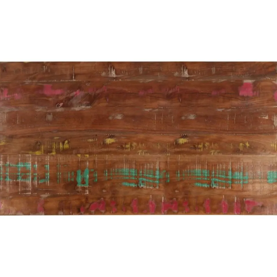 vidaXL Tafelblad rechthoekig 100x60x1,5 cm massief gerecycled hout