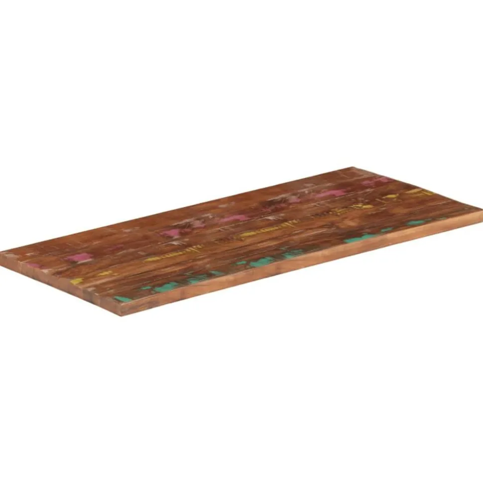 vidaXL Tafelblad rechthoekig 100x60x1,5 cm massief gerecycled hout