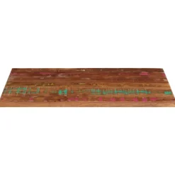 vidaXL Tafelblad rechthoekig 100x60x1,5 cm massief gerecycled hout