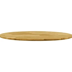 vidaXL Tafelblad rond 23 mm 500 mm massief eikenhout