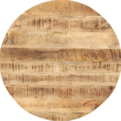 vidaXL Tafelblad rond 15-16 mm 40 cm massief mangohout