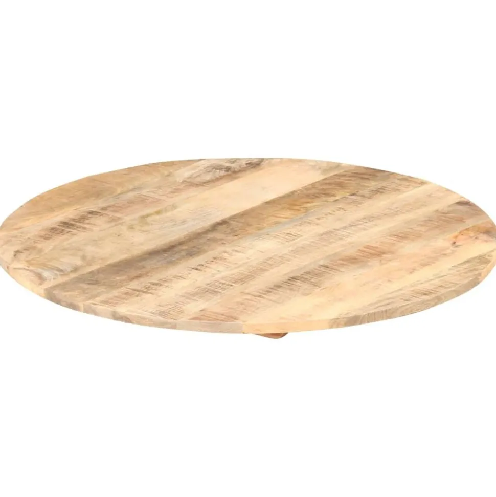vidaXL Tafelblad rond 15-16 mm 40 cm massief mangohout