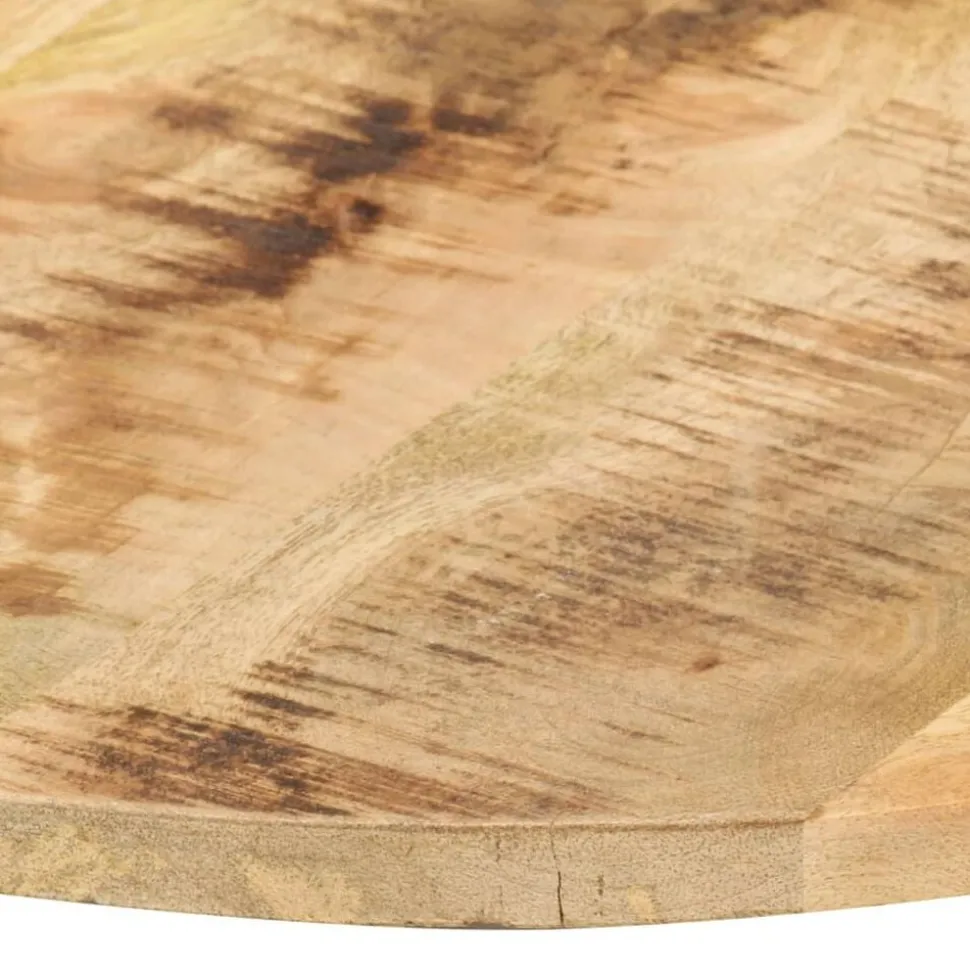 vidaXL Tafelblad rond 15-16 mm 40 cm massief mangohout