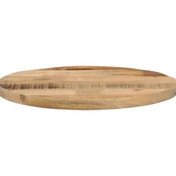 vidaXL Tafelblad rond Ø 40x1,5 cm massief ruw mangohout