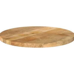 vidaXL Tafelblad rond Ø 40x2,5 cm massief ruw mangohout