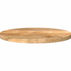 vidaXL Tafelblad rond Ø 40x2,5 cm massief ruw mangohout