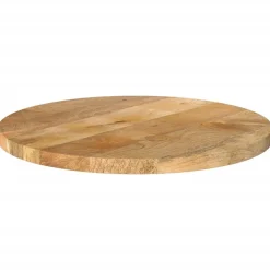 vidaXL Tafelblad rond Ø 40x3,8 cm massief ruw mangohout