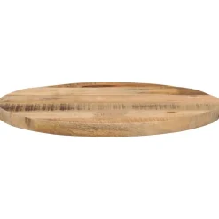 vidaXL Tafelblad rond Ø 40x2,5 cm massief ruw mangohout