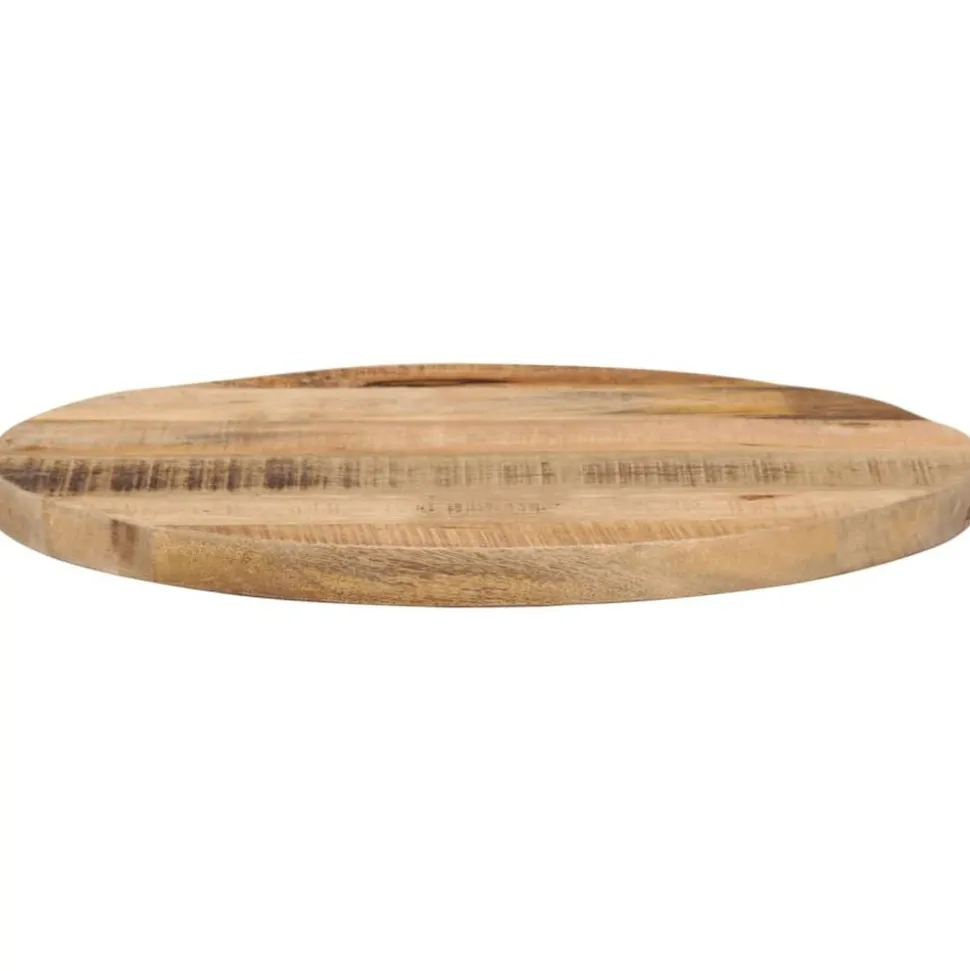 vidaXL Tafelblad rond Ø 40x3,8 cm massief ruw mangohout