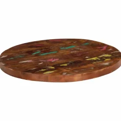 vidaXL Tafelblad rond Ø 40x2,5 cm massief gerecycled hout