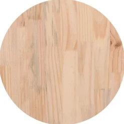 vidaXL Tafelblad rond Ø30x3 cm massief grenenhout