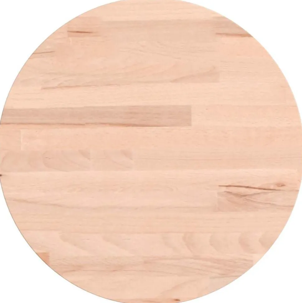 vidaXL Tafelblad rond Ø30x1,5 cm massief beukenhout