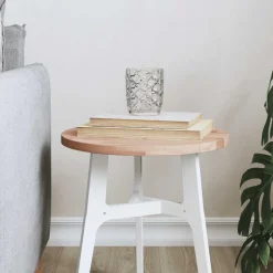 vidaXL Tafelblad rond Ø30x1,5 cm massief beukenhout