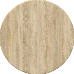 vidaXL Tafelblad Sonoma eiken Ø 30 x 1,5 cm Bewerkt hout