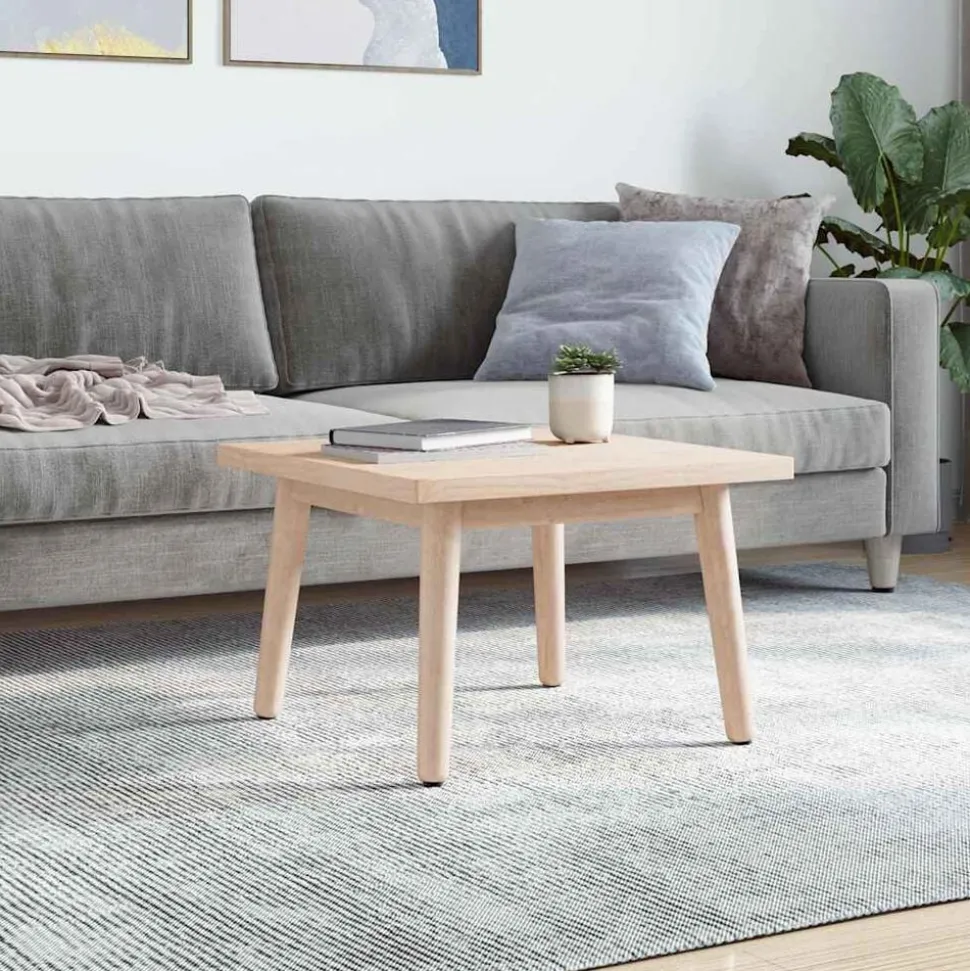 vidaXL Tafelblad vierkant 60x60x2,5 cm massief grenenhout