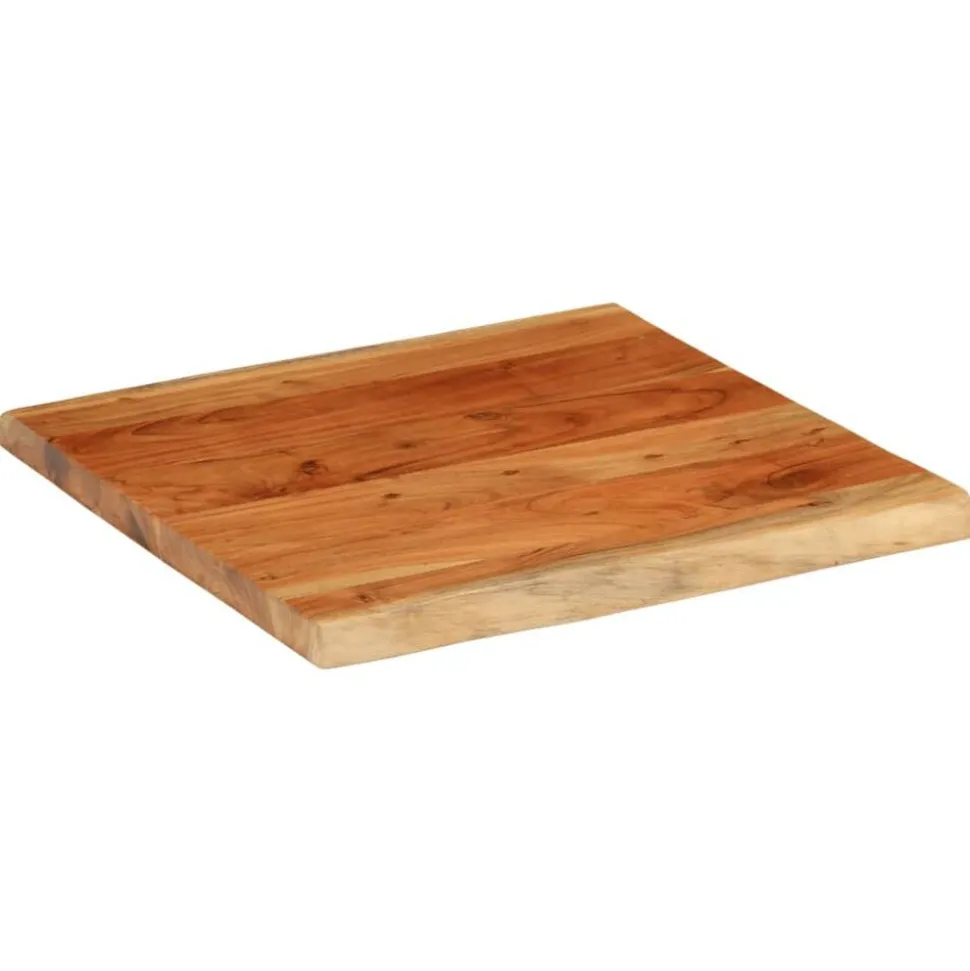 vidaXL Tafelblad vierkant natuurlijke rand 40x40x3,8 cm acaciahout
