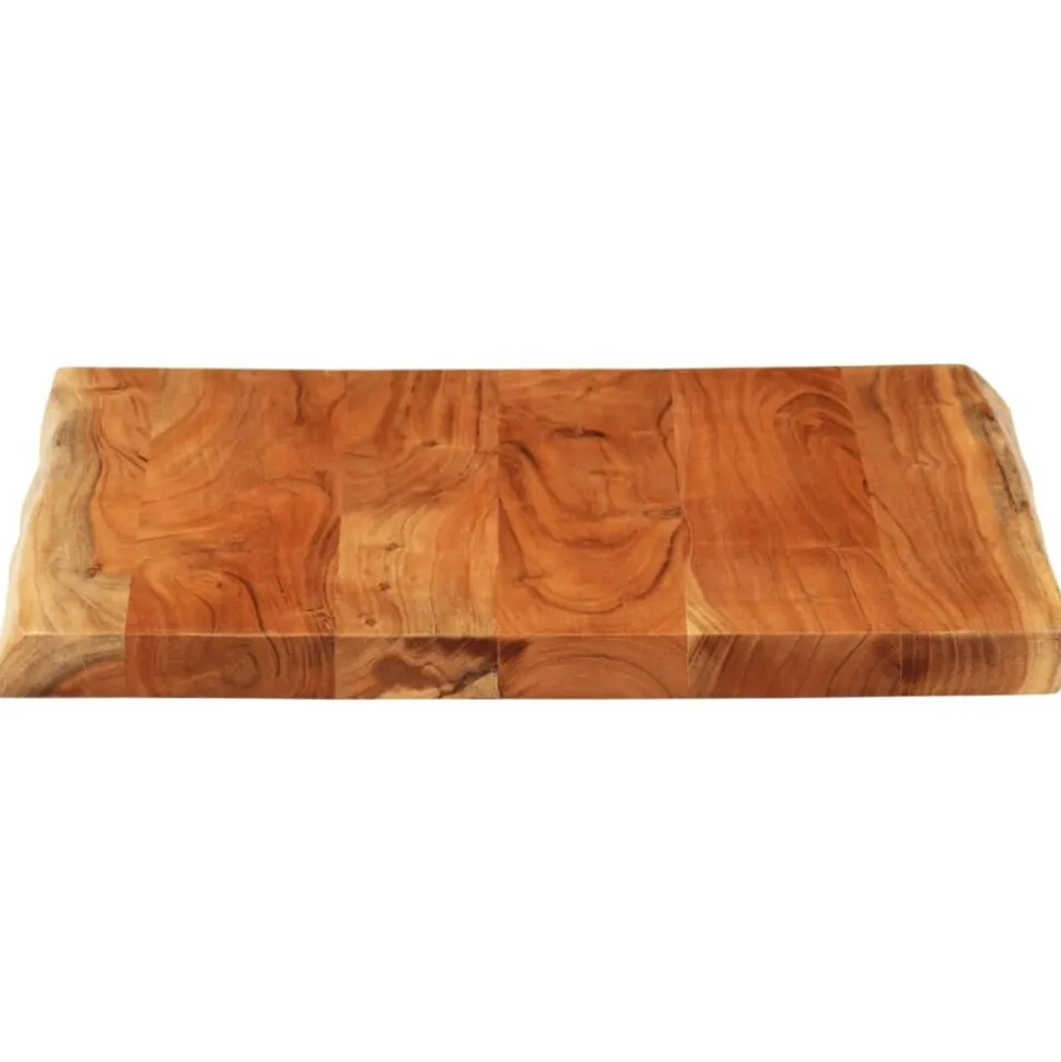 vidaXL Tafelblad vierkant natuurlijke rand 40x40x3,8 cm acaciahout