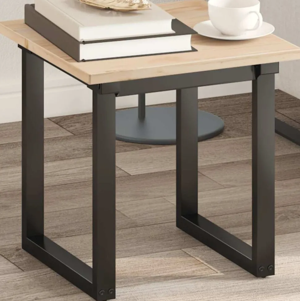 vidaXL Tafelblad vierkant 40x40x1,7 cm massief grenenhout