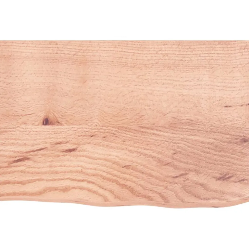vidaXL Tafelblad 60x40x2 cm behandeld massief eikenhout lichtbruin