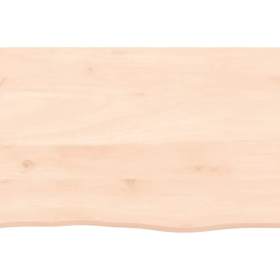 vidaXL Tafelblad 60x40x2 cm onbehandeld massief eikenhout