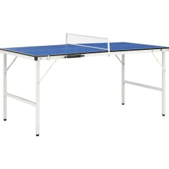 vidaXL Tafeltennistafel 152x76x66 cm met net 152x76x66 cm blauw