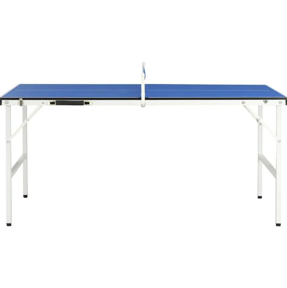vidaXL Tafeltennistafel 152x76x66 cm met net 152x76x66 cm blauw