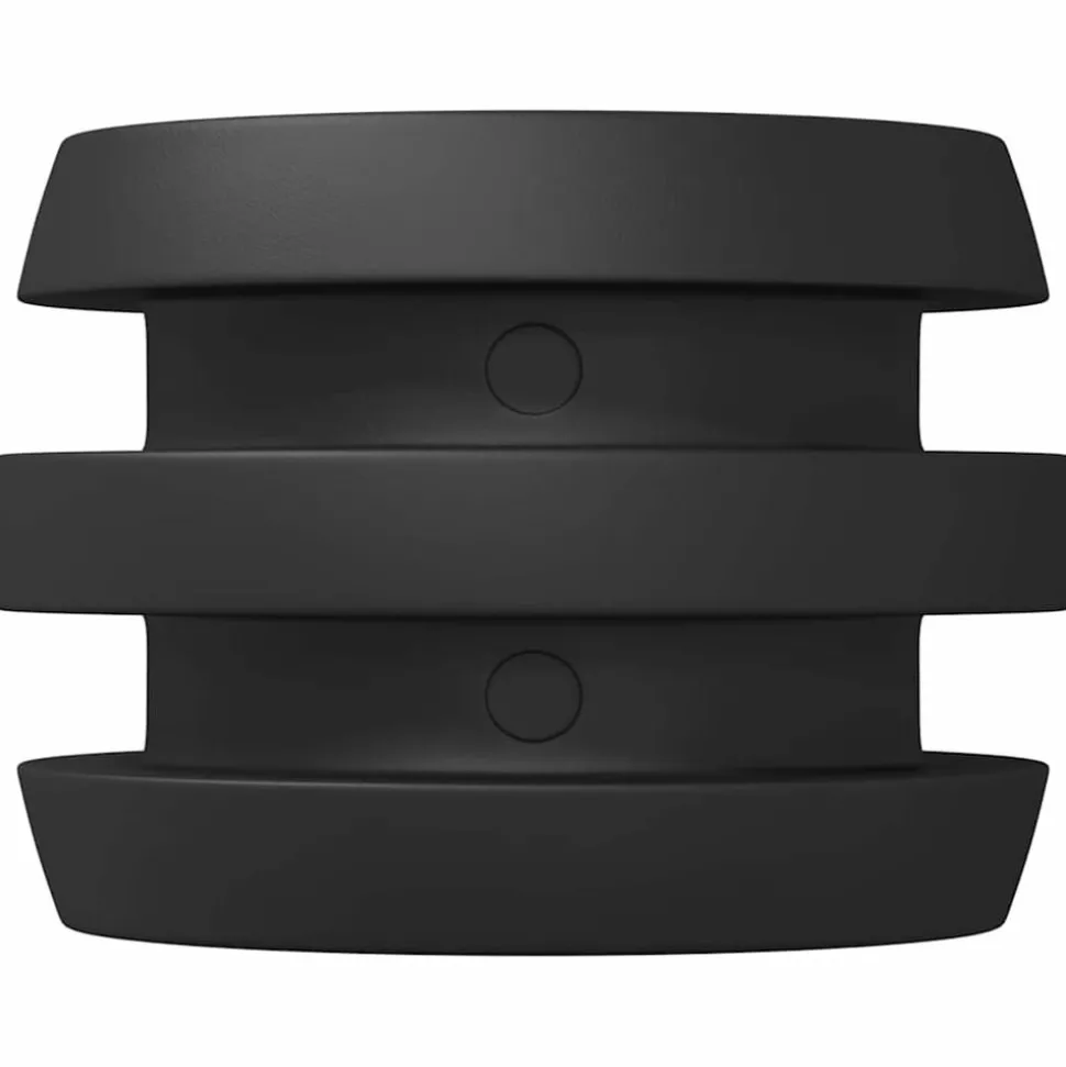 vidaXL Tafelvoetbal bumpers 16 pcs Zwart 3 x 3 x 2 cm TPE
