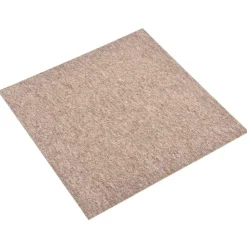 vidaXL Tapijt 20 pcs Beige 50 x 50 cm 100% Polypropyleen