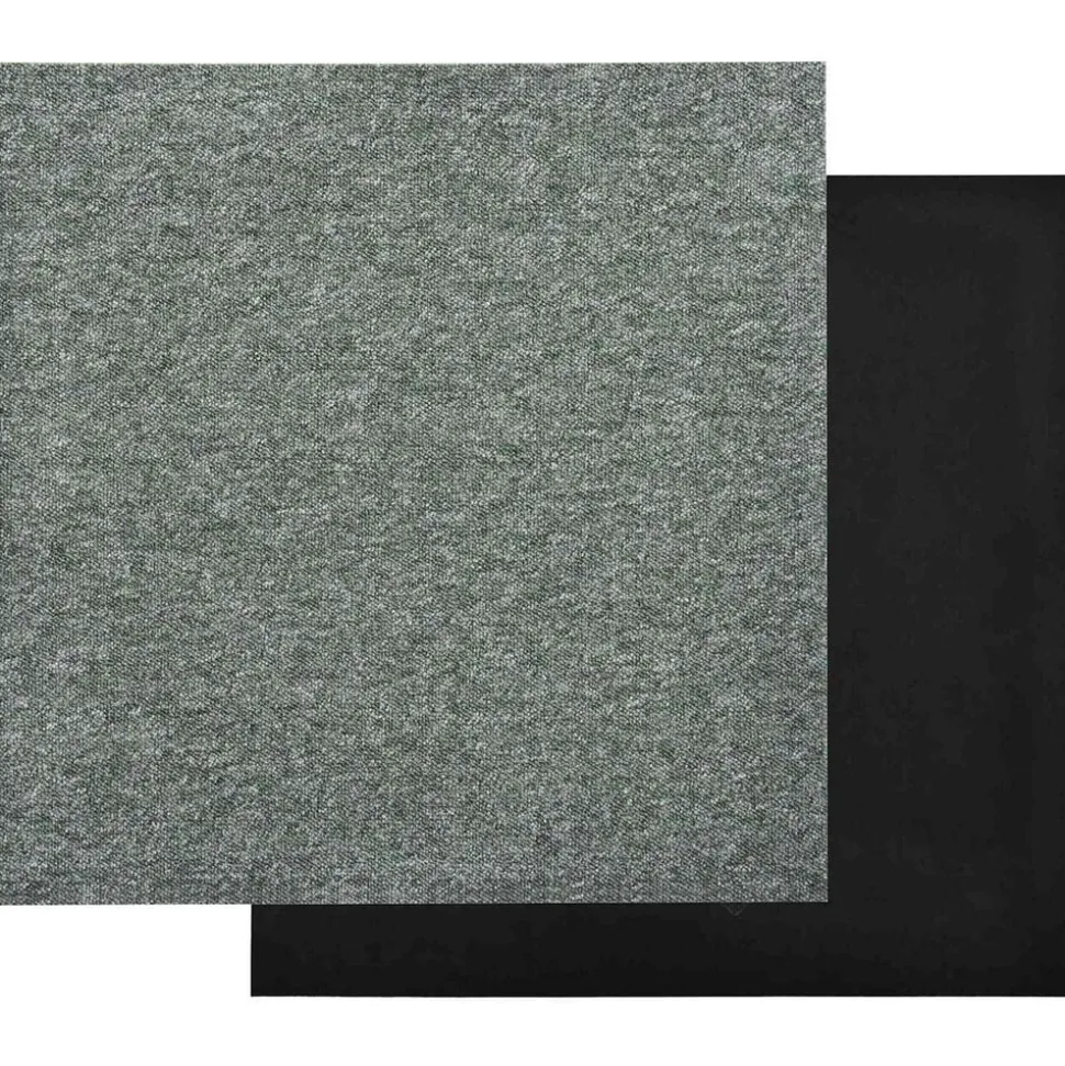 vidaXL Tapijt 20 pcs Groen 50 x 50 cm 100% Polypropyleen