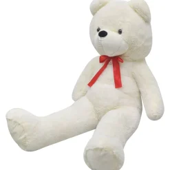 vidaXL Teddybeer 170 cm pluche wit