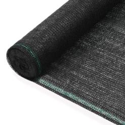 vidaXL Tennisscherm 1x25 m HDPE zwart