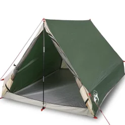 vidaXL Tent A-frame 2-persoons waterdicht groen