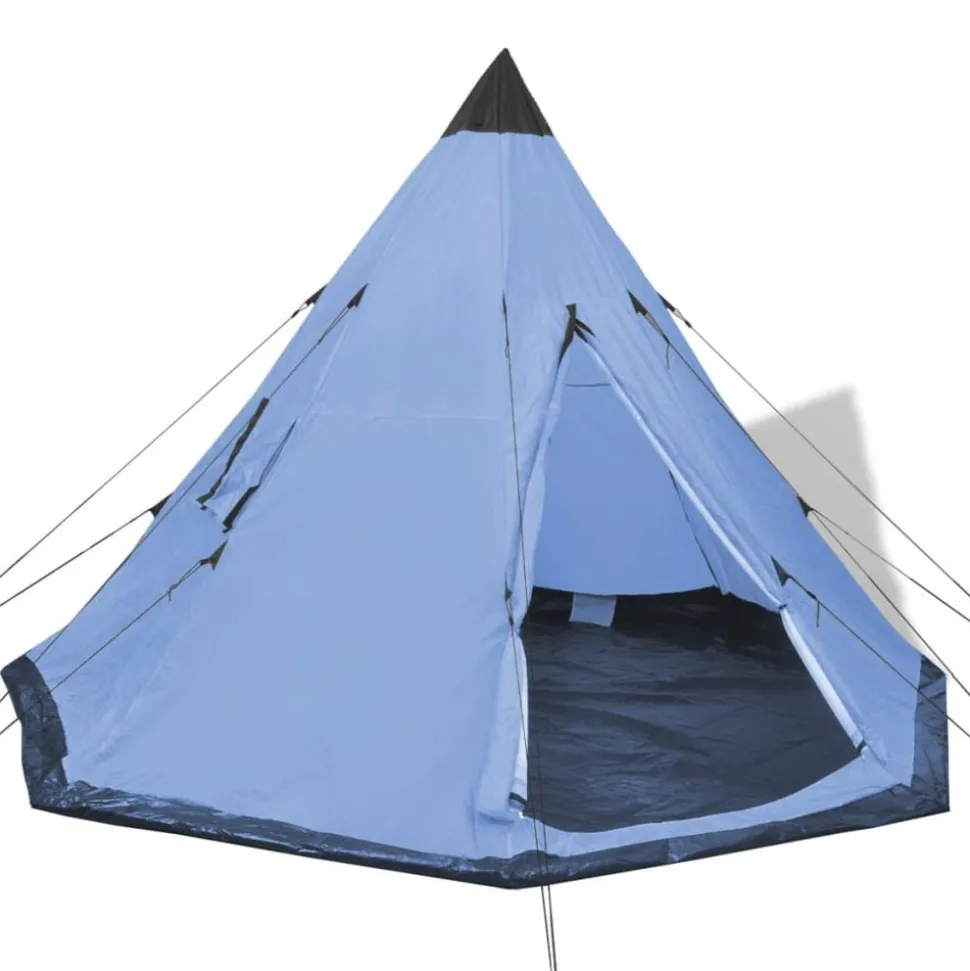vidaXL Tent 4-persoons blauw