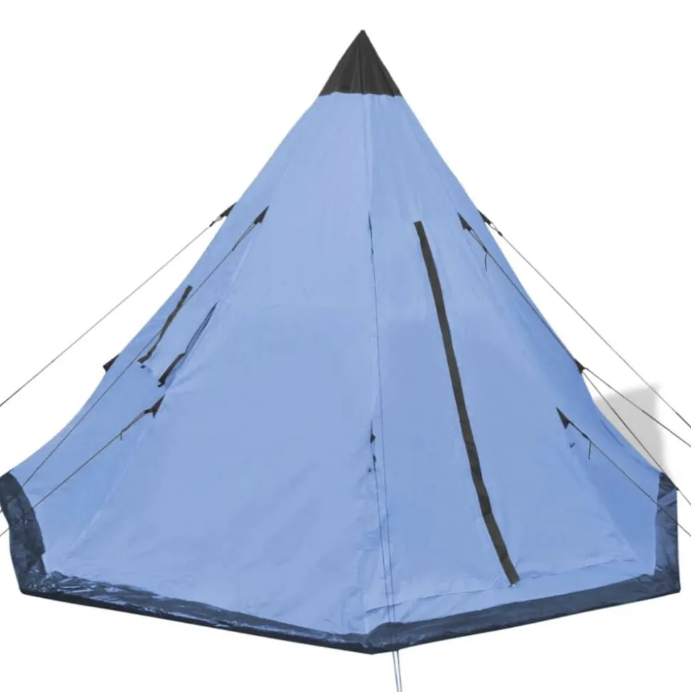 vidaXL Tent 4-persoons blauw