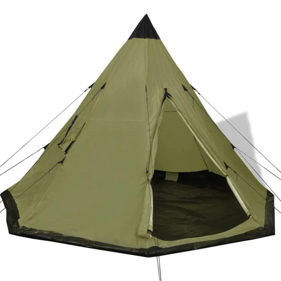 vidaXL Tent 4-persoons groen