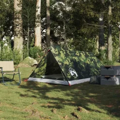 vidaXL Tent 2-persoons waterdicht camouflage