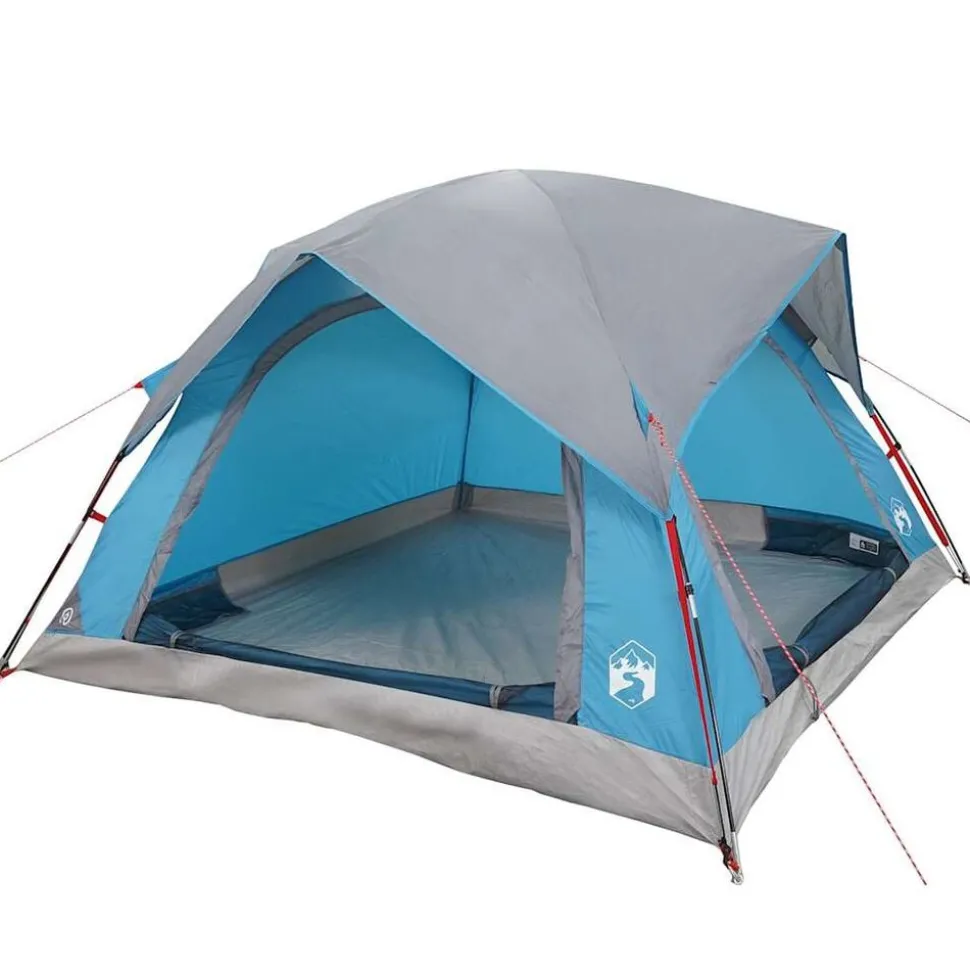 vidaXL Tent 4-persoons waterdicht blauw
