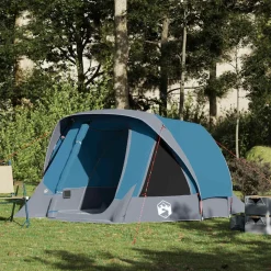 vidaXL Tent 4-persoons waterdicht blauw