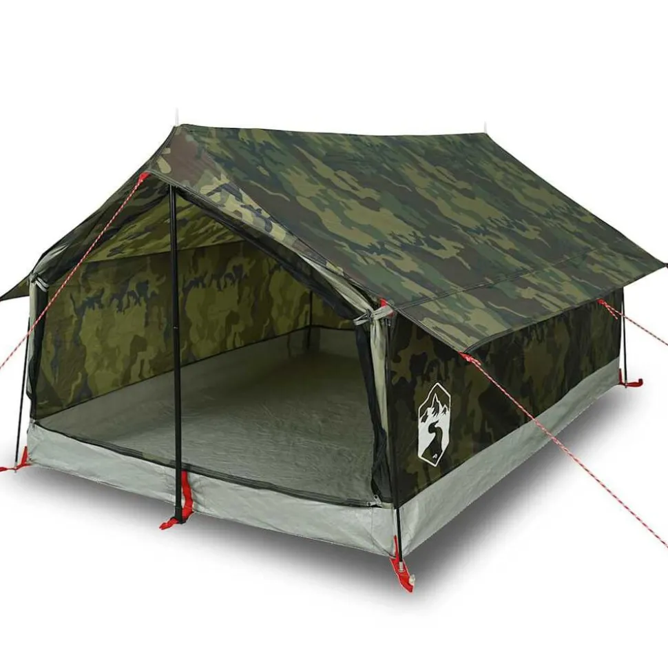 vidaXL Tent 2-persoons waterdicht camouflage