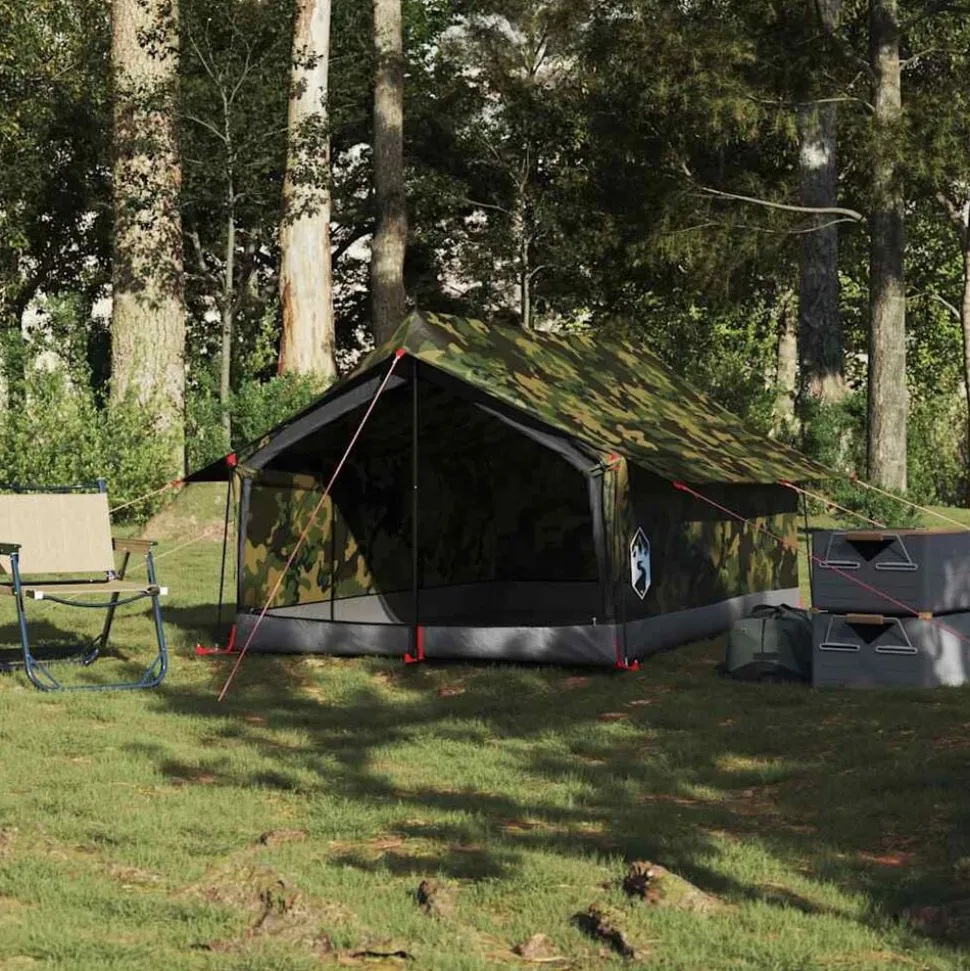 vidaXL Tent 2-persoons waterdicht camouflage